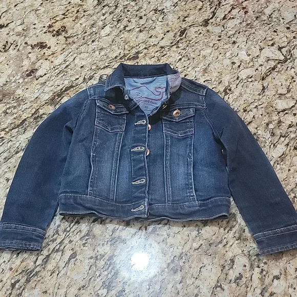 Vineyard Vines Kids Jean Jacket Size 4